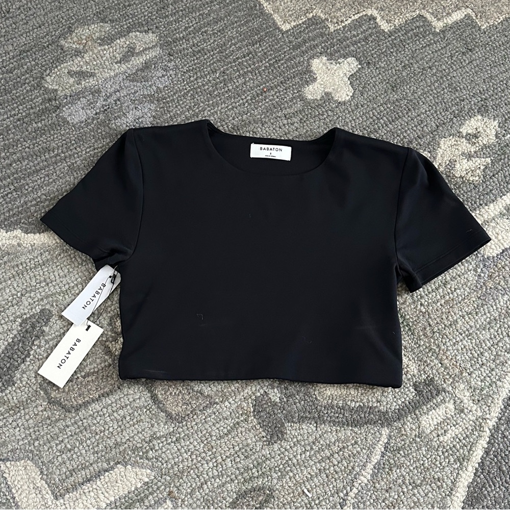 Aritzia Contour Cropped Crew Tee